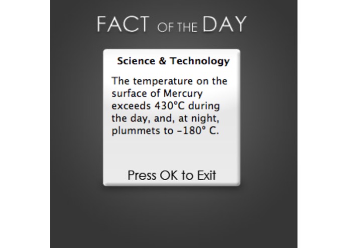 Fact of the Day – screenshot 3