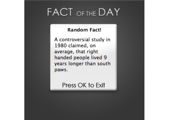 Fact of the Day – screenshot 4