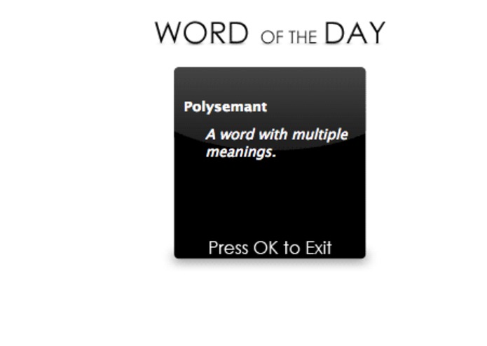 Word for the Day – screenshot 2