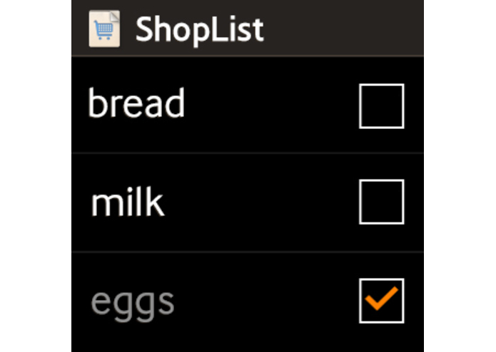 ShopList! – screenshot 1