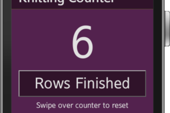Knitting Puppy Row Counter