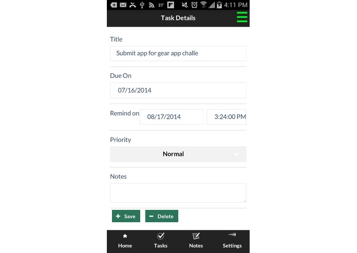 My Tasks – screenshot 1