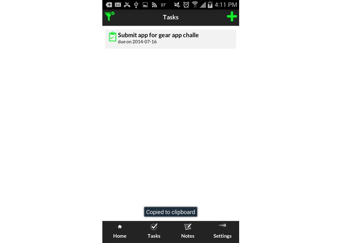 My Tasks – screenshot 2