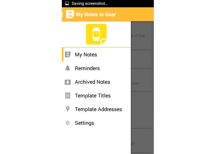 My Notes in Gear – screenshot 2