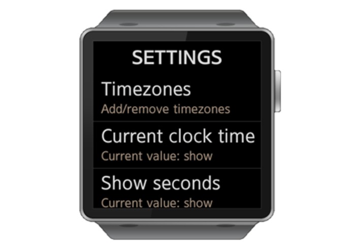 World Clock for Gear – screenshot 3
