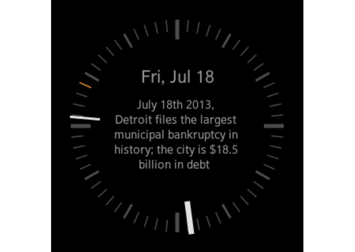 HistoryClock – screenshot 1