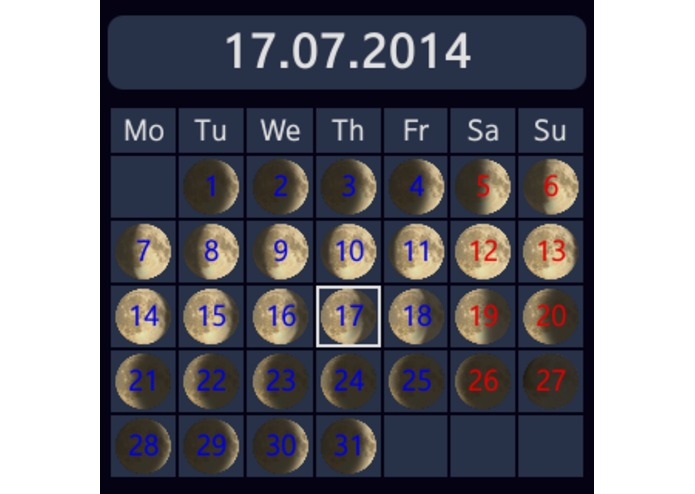 RN Lunar Calendar – screenshot 1