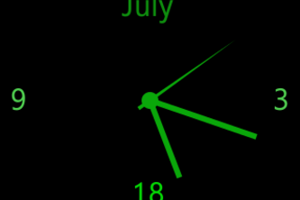 Green Clock