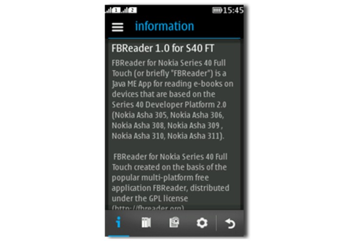 FBReader_for_S40_FT – screenshot 2