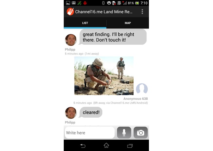 Channel 16 - Land mine reporting (LMR) – screenshot 9