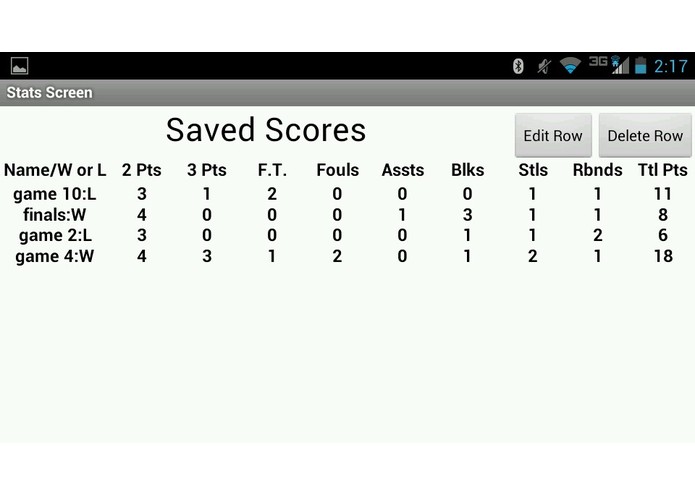 Basketball Scorekeeper – screenshot 1