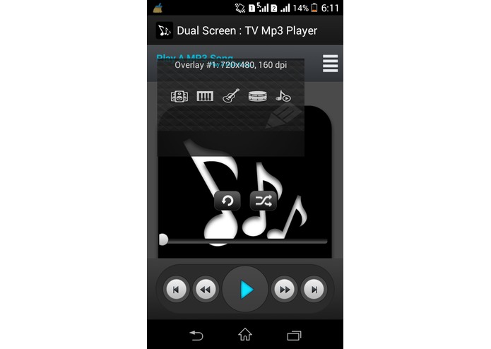 Dual Screen TV MP3 Player – screenshot 1