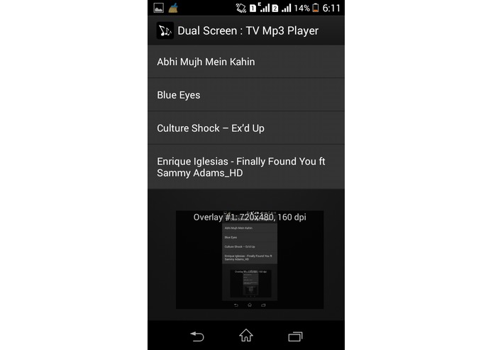 Dual Screen TV MP3 Player – screenshot 4