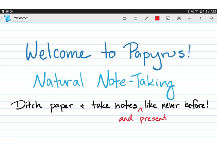 Papyrus - Natural Note Taking – screenshot 1