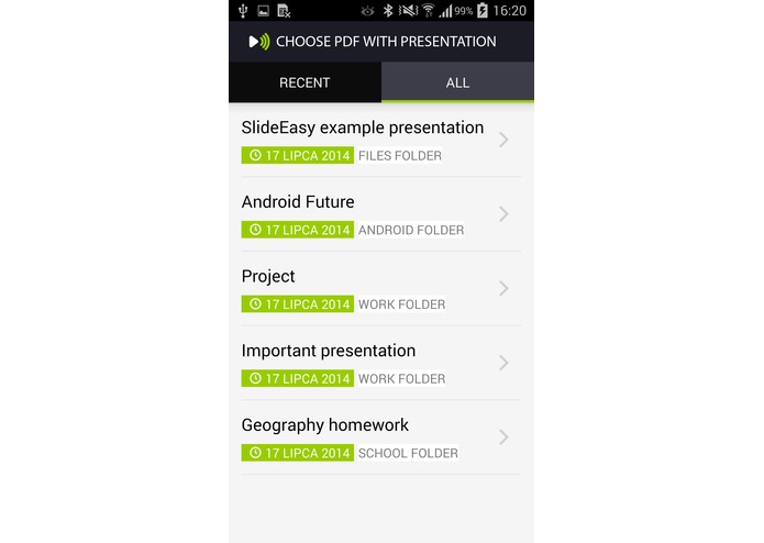 SlideEasy – screenshot 1
