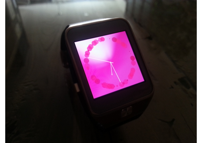 Gear2 interactive Live Watchface - Pink Edition – screenshot 2