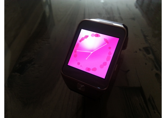 Gear2 interactive Live Watchface - Pink Edition – screenshot 1