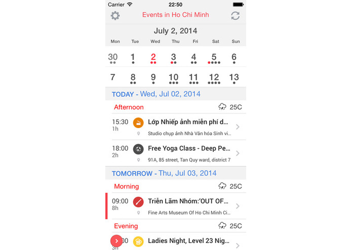 Saven - Saigon, Hanoi Event – screenshot 1
