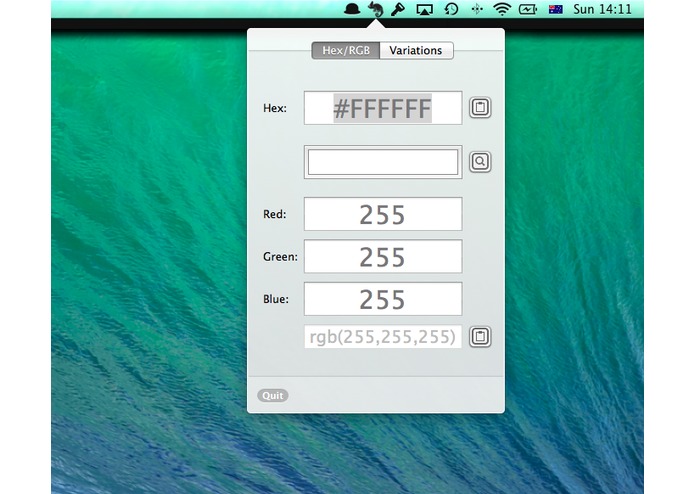 Chameleon Colour Converter – screenshot 2