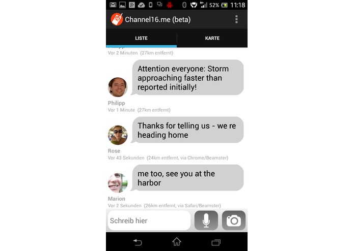 Channel16.me Messenger Watchface – screenshot 5
