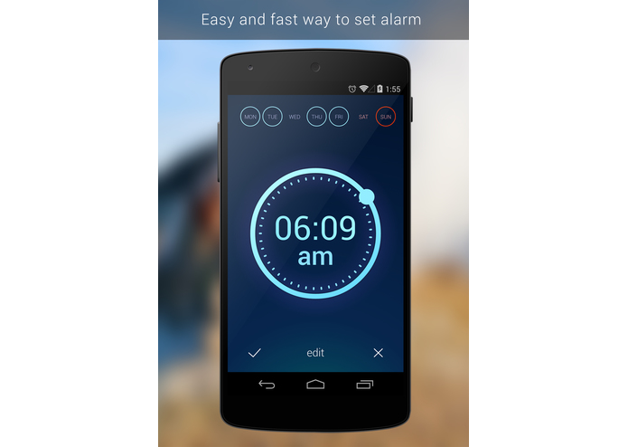 Neon Alarm Clock – screenshot 1
