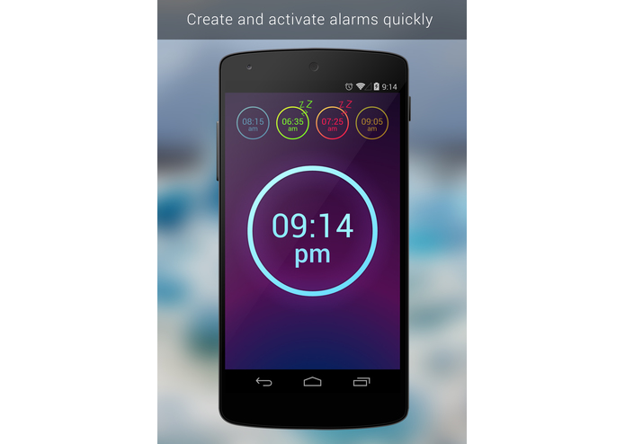 Neon Alarm Clock – screenshot 2