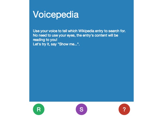 Voicepedia – screenshot 2