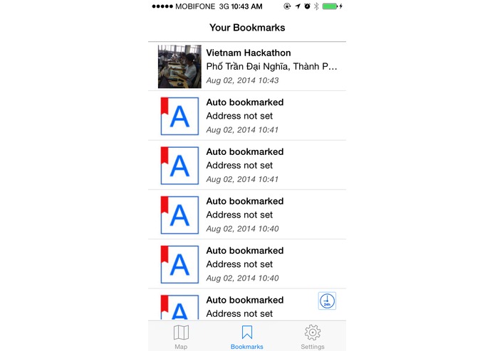 Auto Bookmark Location – screenshot 2