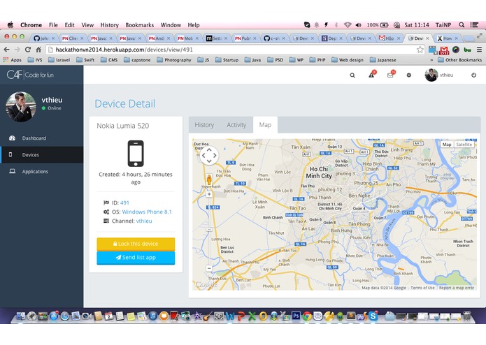 C4F Team - Mobile device management center – screenshot 4