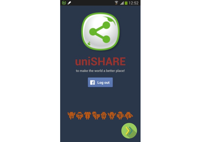 uniShare – screenshot 1