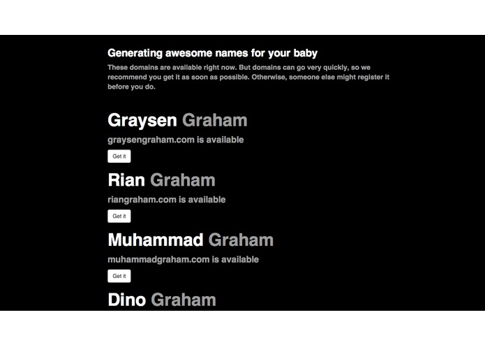 Awesome Baby Name – screenshot 2