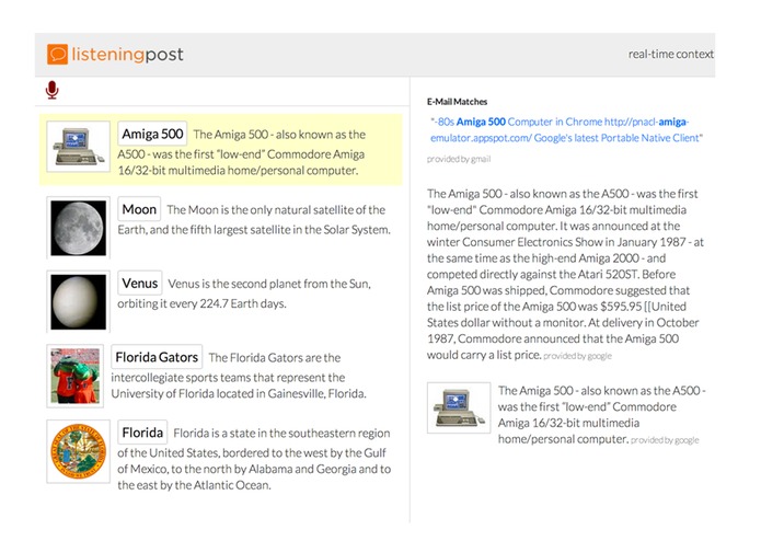 ListeningPost – screenshot 3