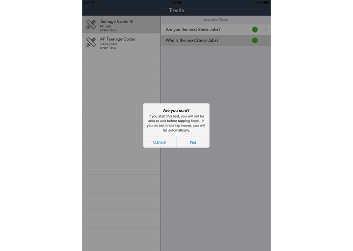 Trestle Testing – screenshot 3