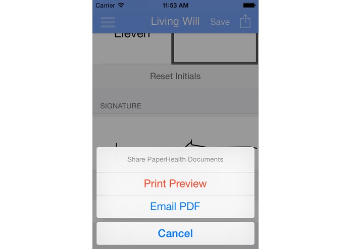 PaperHealth – screenshot 2