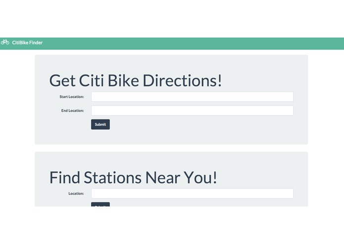 CitiBike Finder – screenshot 1