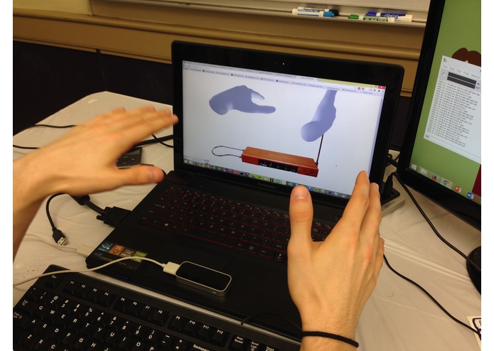 Leap Motion Theremin – screenshot 1