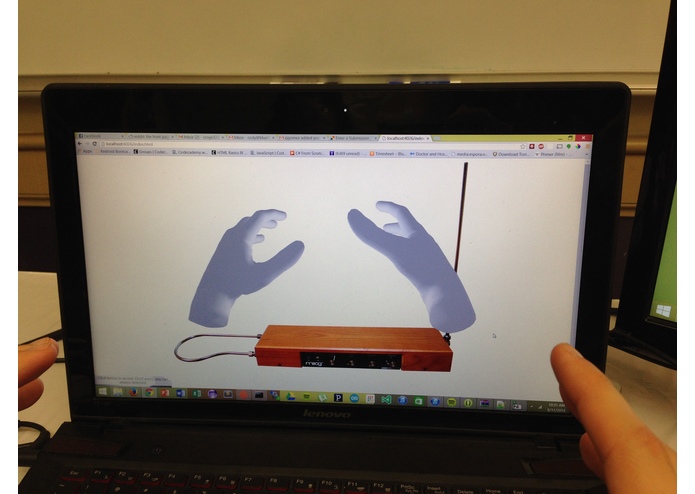 Leap Motion Theremin – screenshot 2