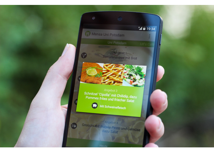 Mensa Uni Potsdam App – screenshot 1