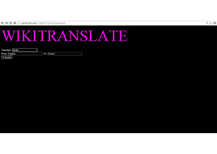 WikiTranslate – screenshot 1