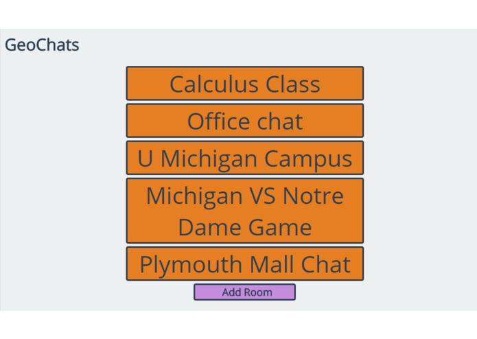 GeoChat – screenshot 1
