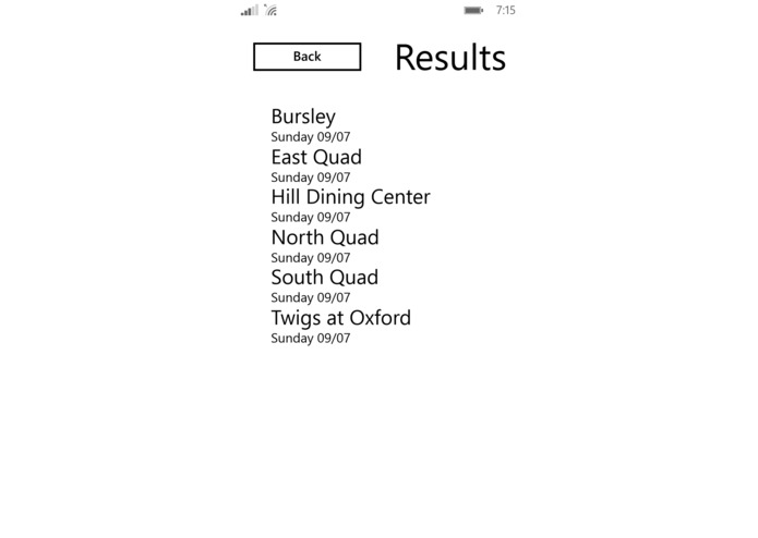 Michigan Dining – screenshot 4