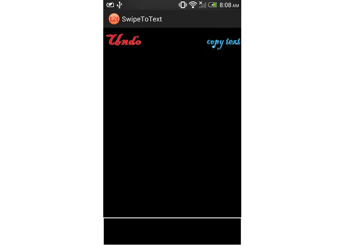 SwipeToText – screenshot 1