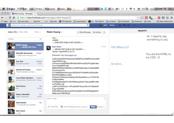 FB Crypt – screenshot 1
