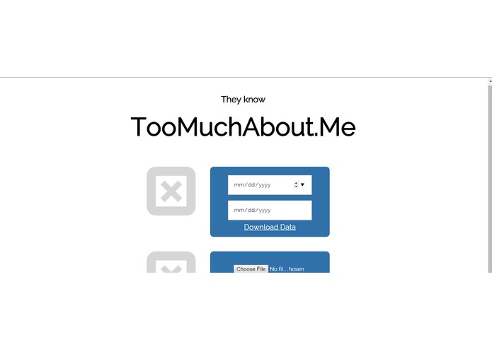 TooMuchAbout.Me – screenshot 1