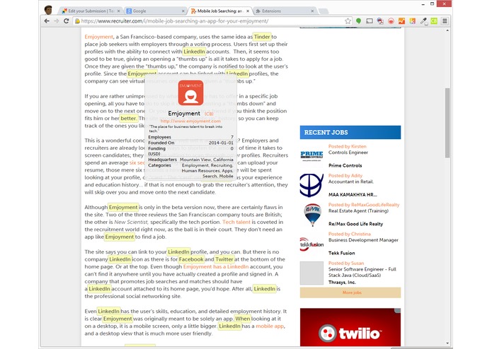 ChromeCrunch – screenshot 1