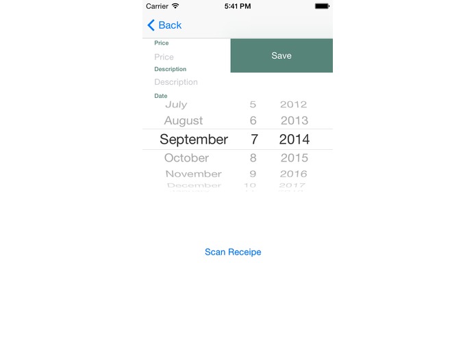 ReceiptTracker for Evernote – screenshot 2