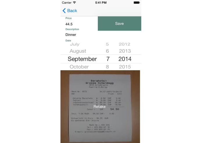 ReceiptTracker for Evernote – screenshot 7