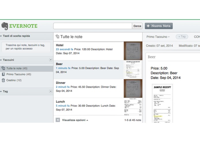 ReceiptTracker for Evernote – screenshot 9