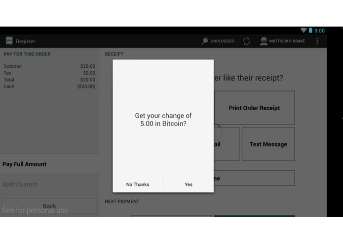 Bitcents – screenshot 1