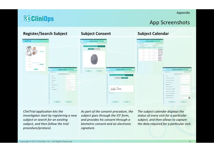 CliniOps – screenshot 1